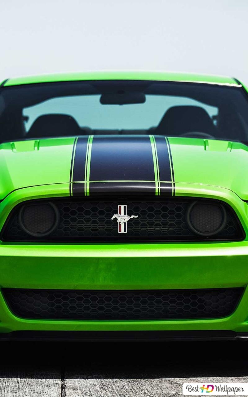 Ford Mustang зеленый