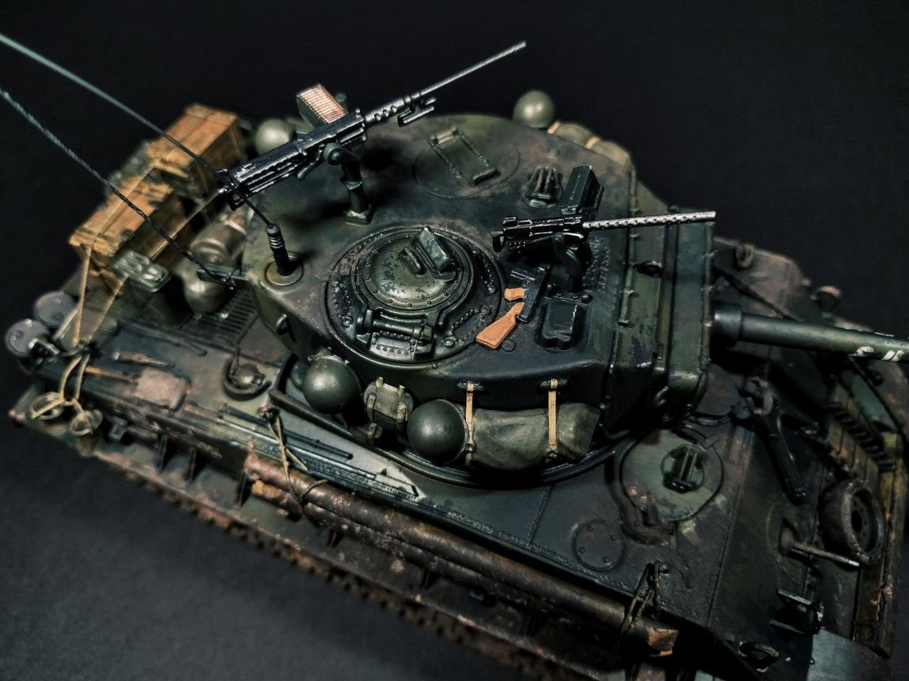 Italeri 1/35 Sherman a3e8 Корея