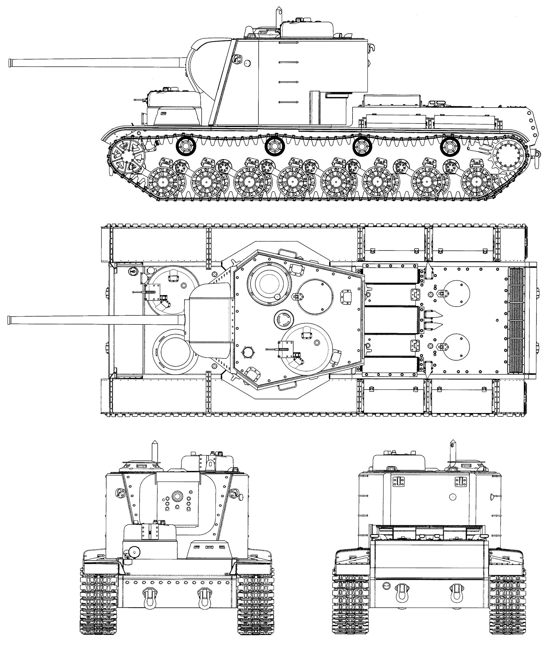 Чертеж танка. Танк кв-2 чертежи. Чертежи танков второй мировой войны кв-1. Чертёж кв 44 танк. Танк кв 5 схема.