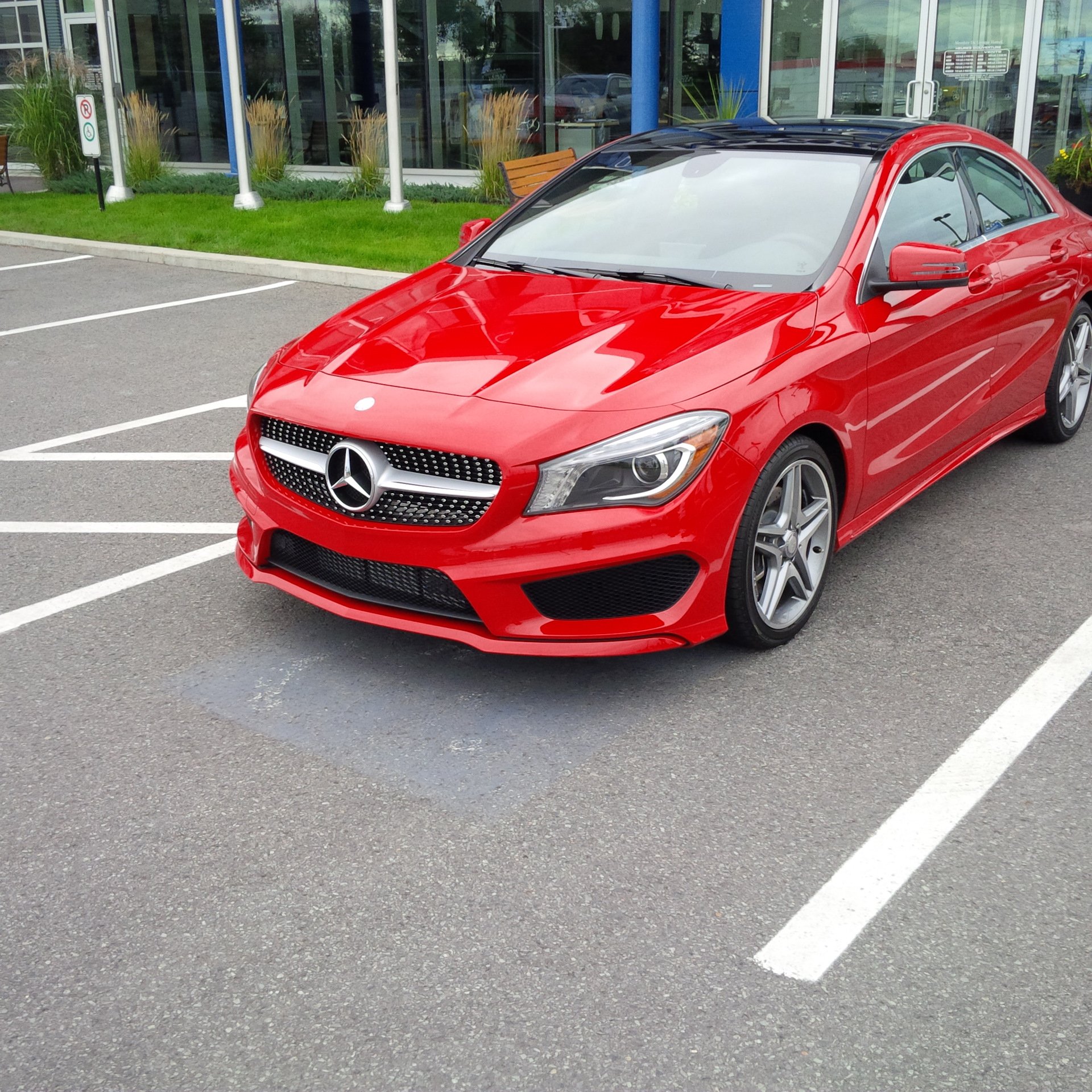 Mercedes w205 AMG Red