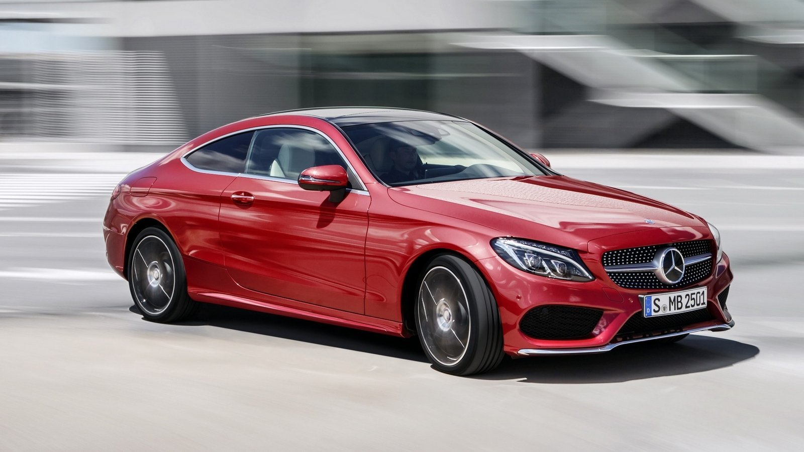 Mercedes w205 AMG Red