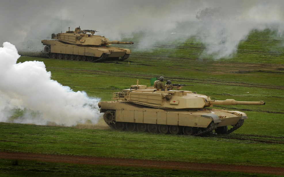M1 Abrams ракетницы