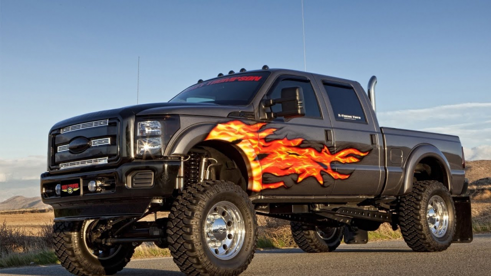 F250 Ford и грузовик