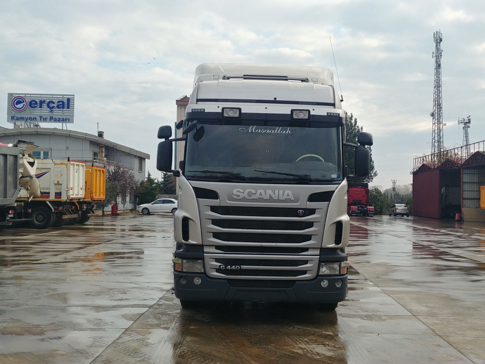 Скания g440 la4x2hna тентованная фура