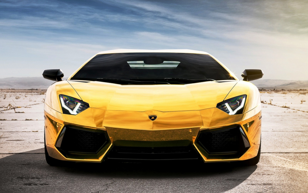 Lamborghini Aventador lp700-4 Yellow