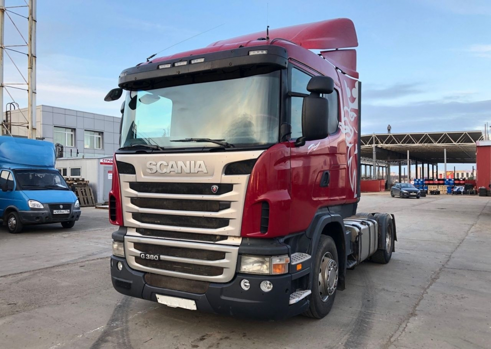 Scania g400 контейнеровоз