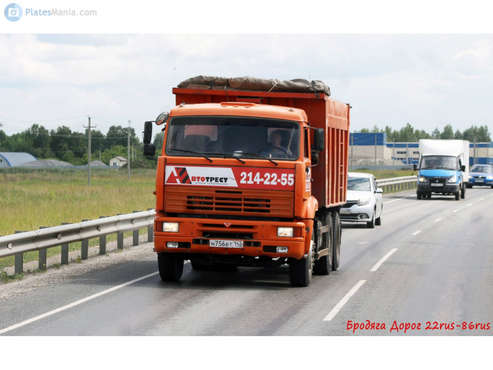 КАМАЗ н566ао142бфото