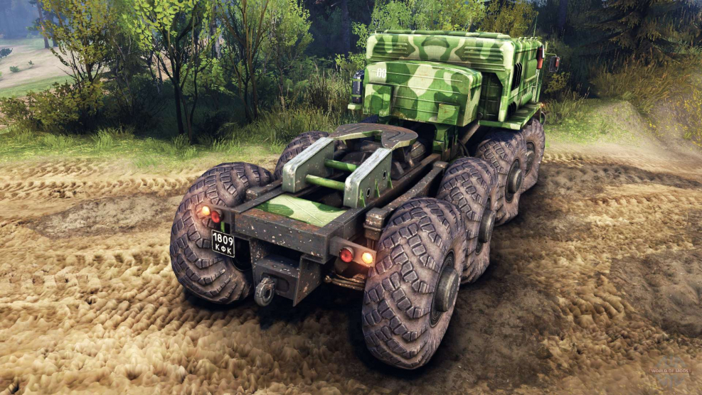 МАЗ-535 4x4 для Spin Tires