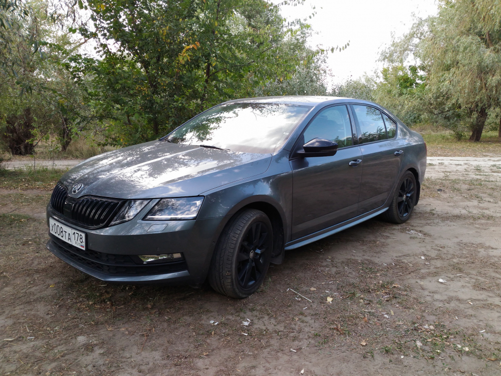 Октавия а7 Black Edition