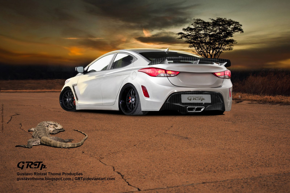 Hyundai Elantra 2013 Tuning Silver