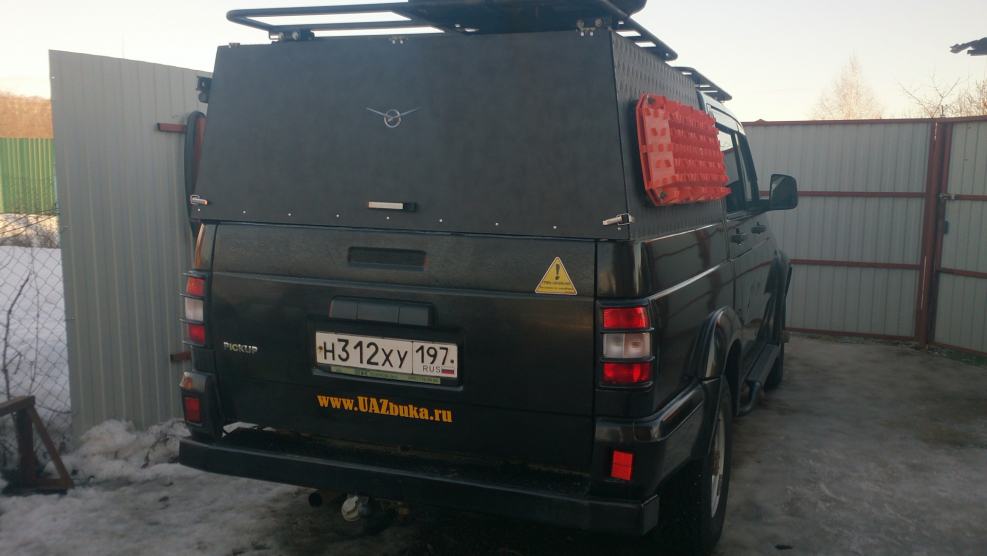 УАЗ пикап с кунгом