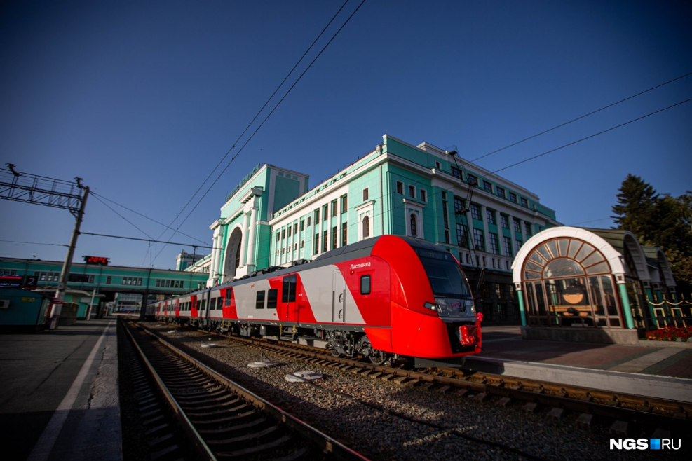 Электропоезд Ласточка Новосибирск