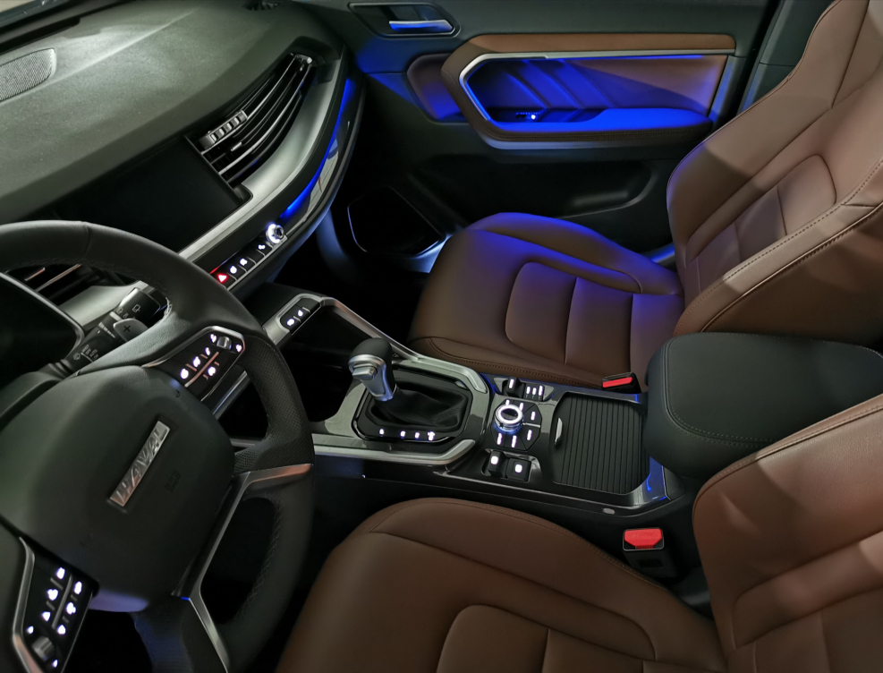 Haval f7x подсветка салона