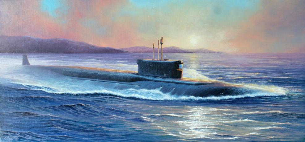 Подводная лодка Юрий Долгорукий арт