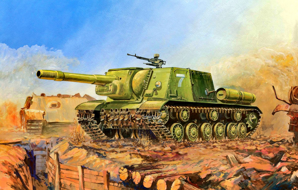 САУ Су-152 зверобой