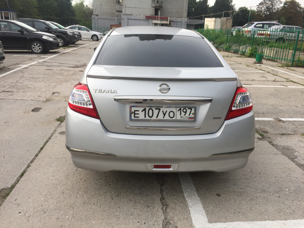 Teana j32 спойлер