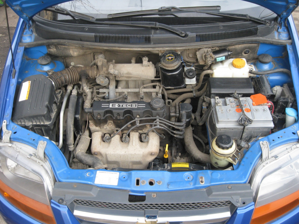 Chevrolet Aveo t250 подкапотное