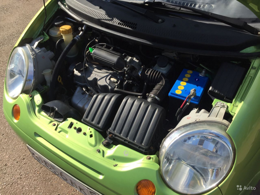 Daewoo Matiz моторный отсек