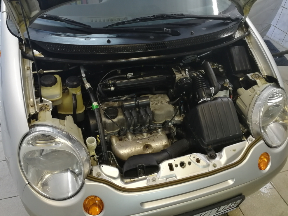 Daewoo Matiz моторный отсек