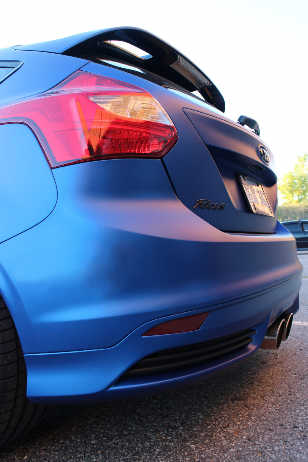 Ford Focus 2 синий матовый