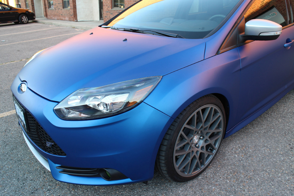 Ford Focus 2 синий матовый