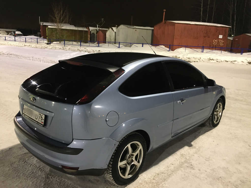 Ford Focus 2 черный матовый