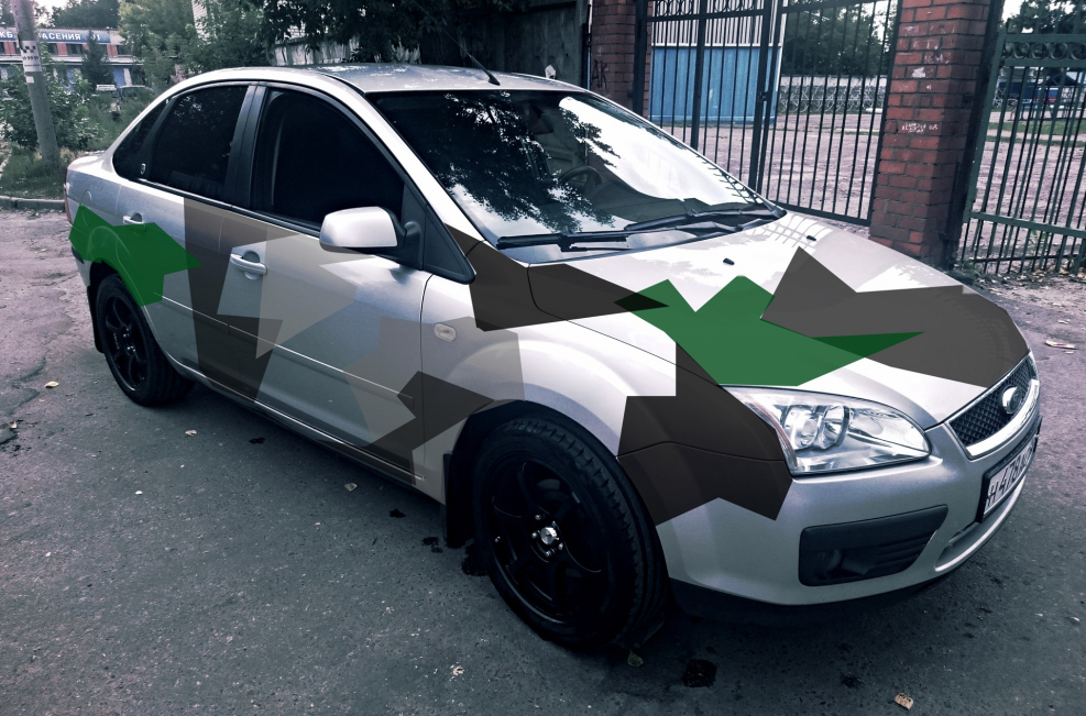 Ford Focus 2 камуфляж