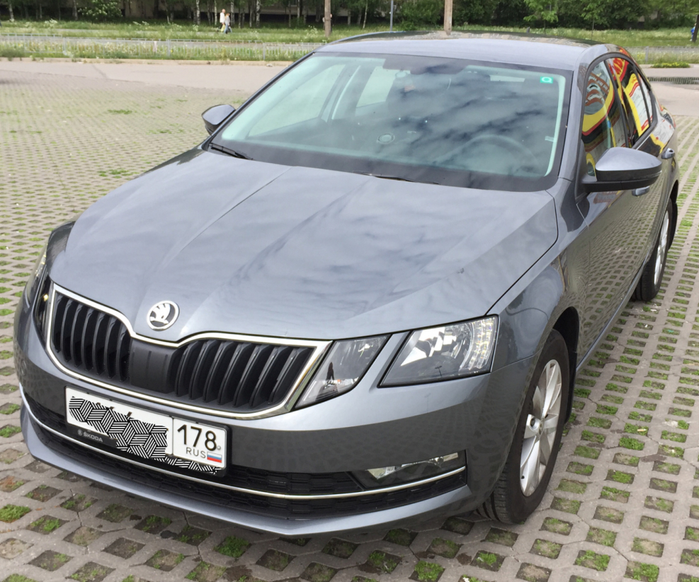 Skoda Octavia 2021 серый Platinum