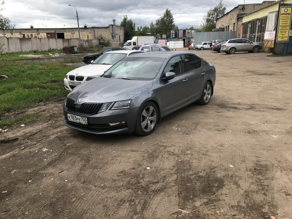 Octavia a7 серая r18