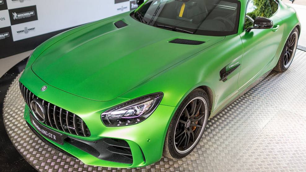 Mercedes AMG gt Green