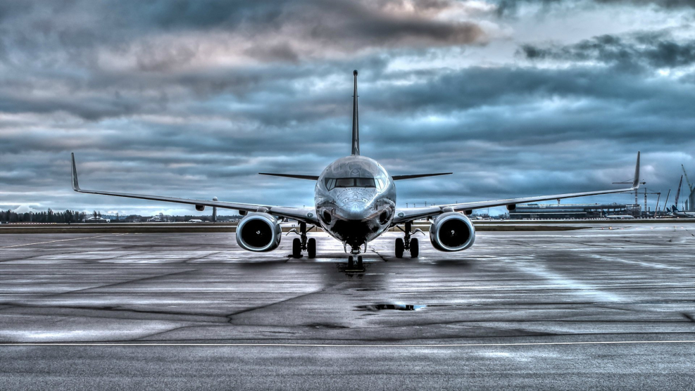 Боинг 737 взлет