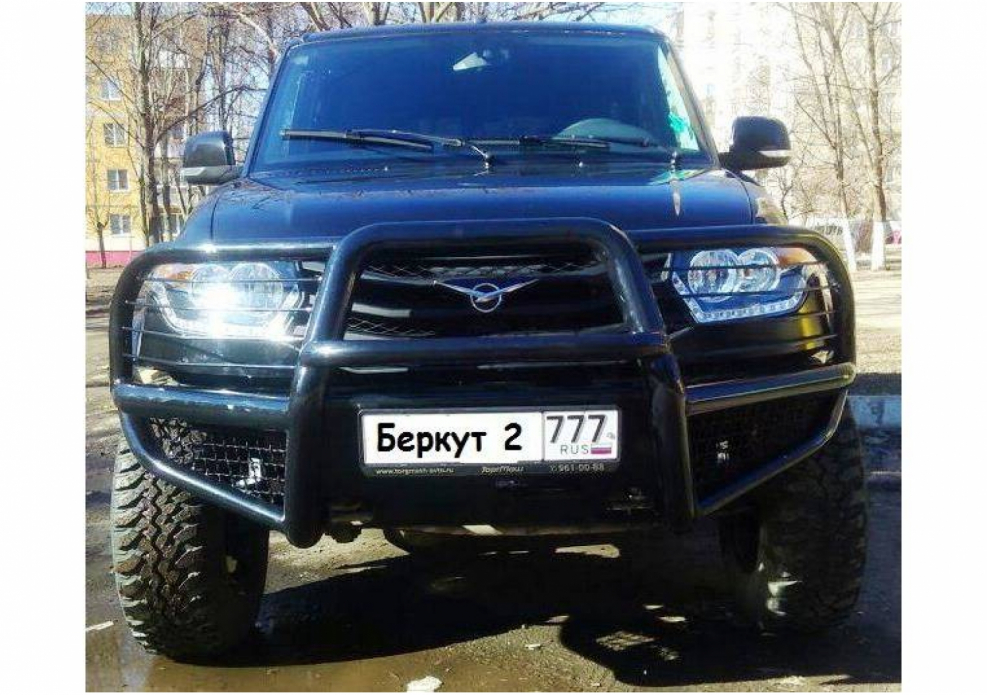 Силовой бампер на УАЗ Патриот