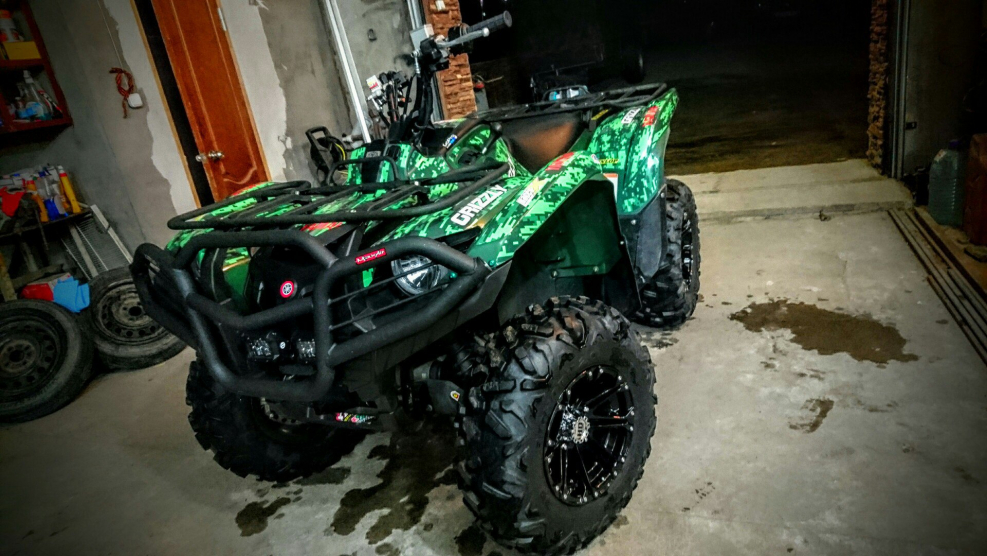 Бампер Yamaha Grizzly 700