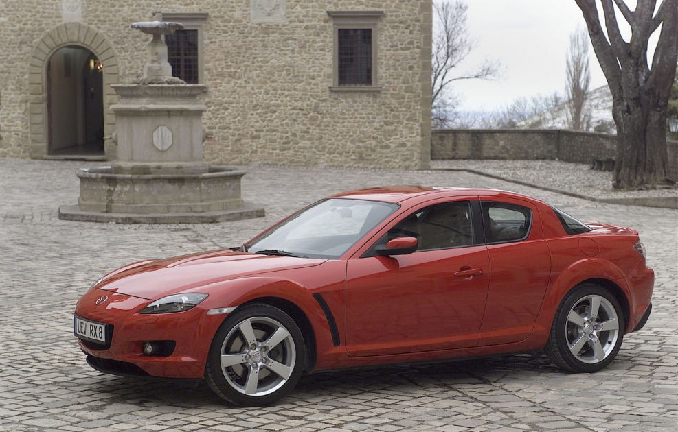 Мазда rx8 красная