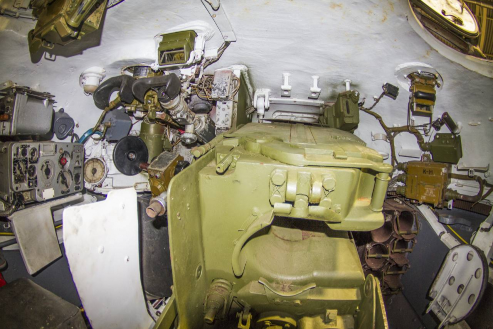 Т-62 внутри танка