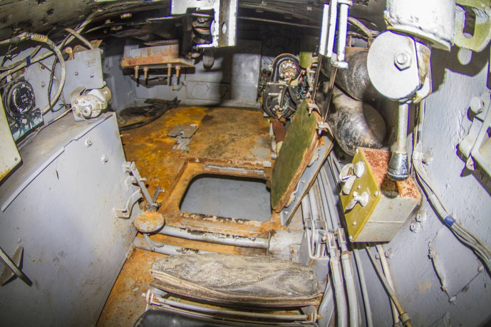 Т-34 внутри танка
