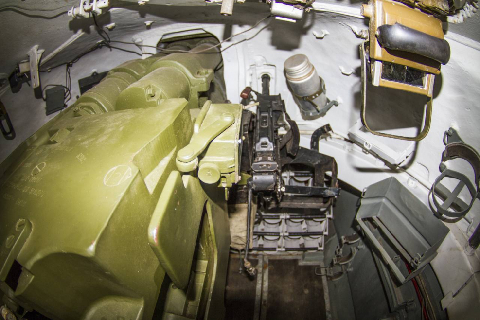 Т-54 внутри танка