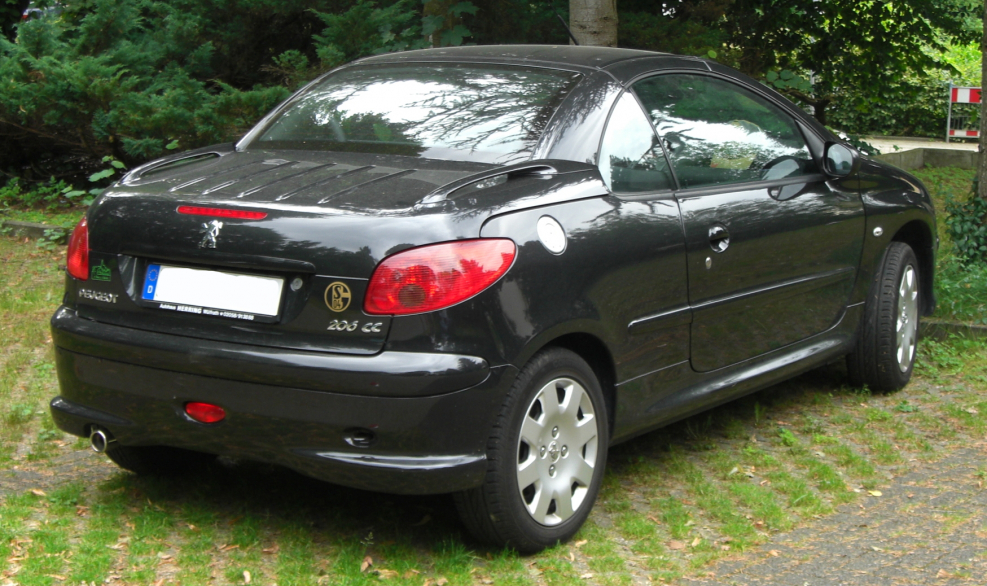 Peugeot 206 СС черная