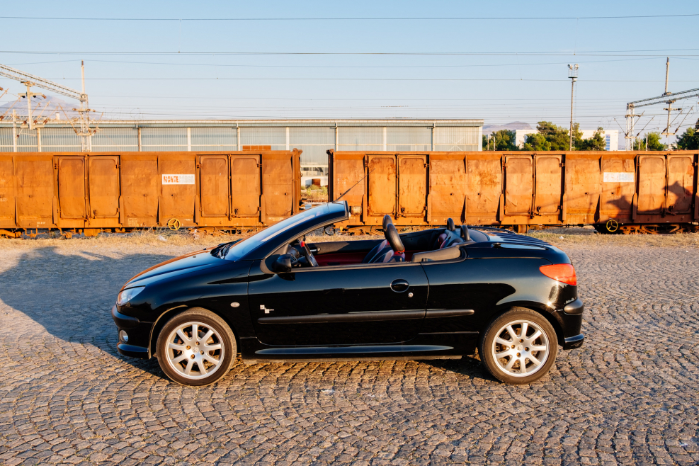 Peugeot 206 cc черный