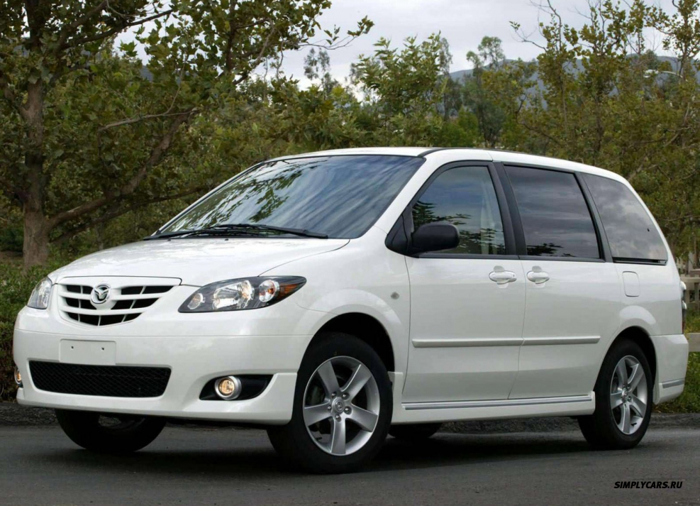 Mazda MPV II золотистая 2003