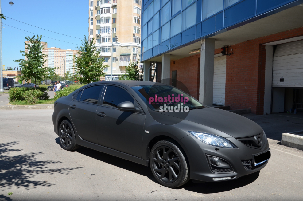 Mazda 3 2014 черная матовая