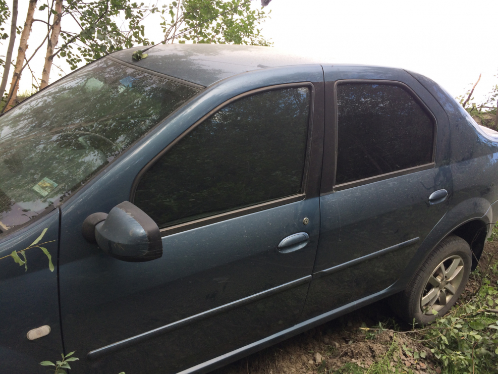 Renault Logan 2007 синий