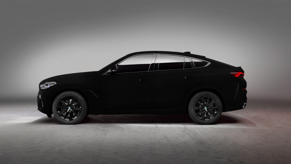 BMW x6 Black Vantablack