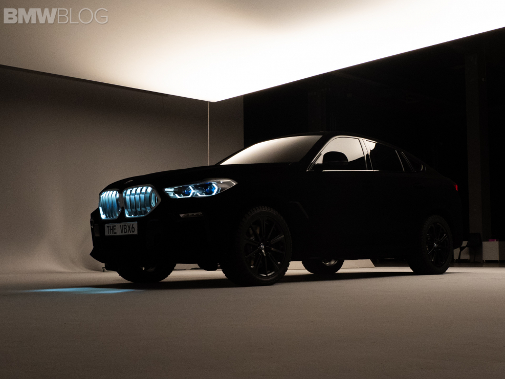 BMW x6 Black Vantablack