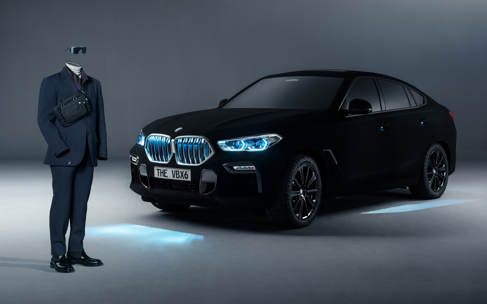 BMW x6 Vantablack