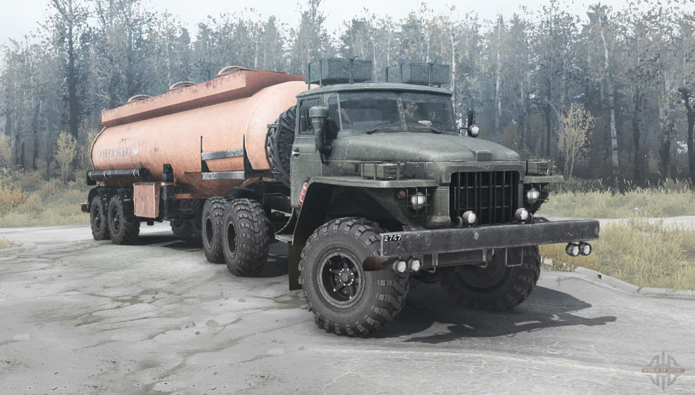 Урал 377н лесовоз