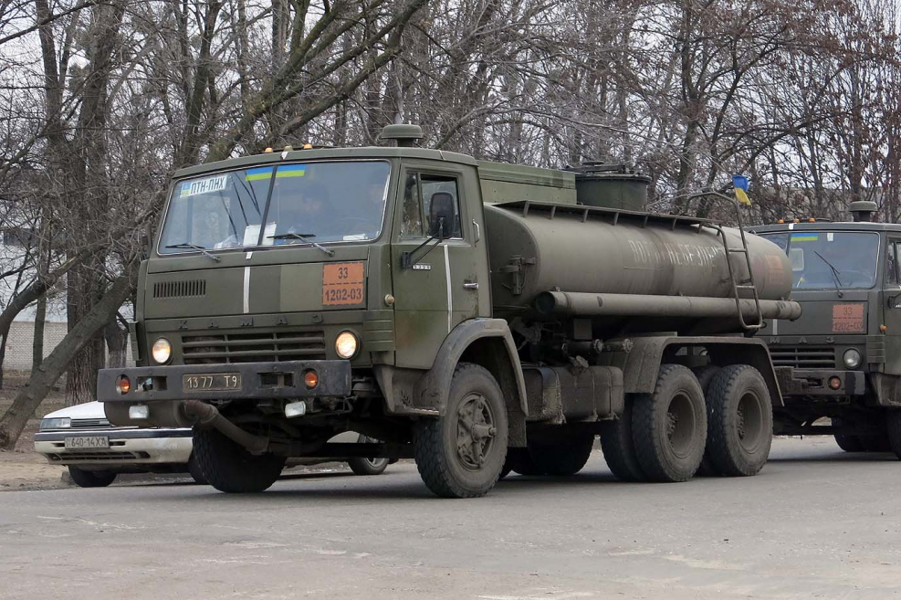 Фото армейского автоцистерны пожарные на КАМАЗ-53212