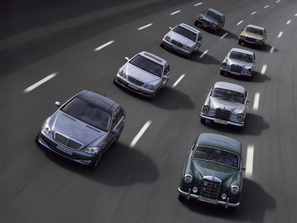 Эволюция Mercedes Benz е class