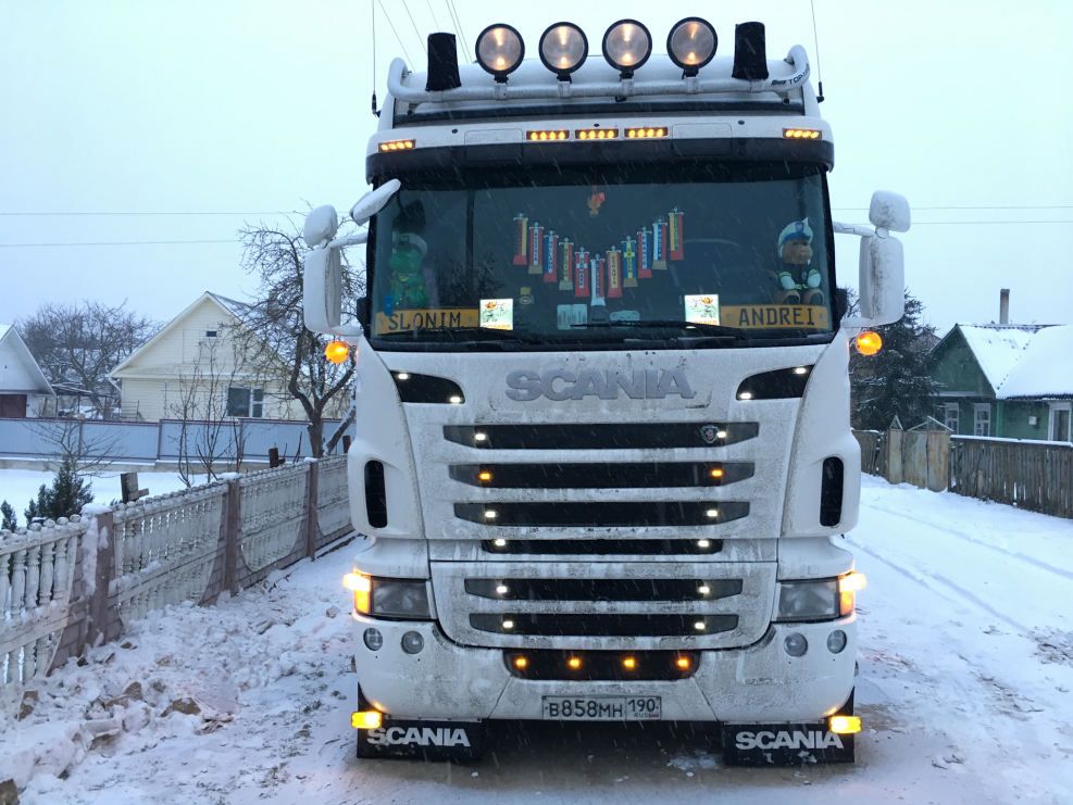 Scania r420 зима
