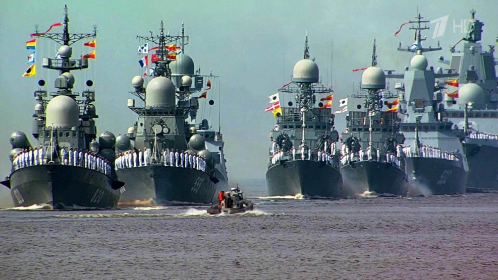 Парад ВМФ В Санкт-Петербурге 2020 корабли